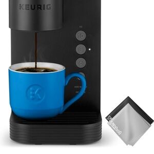 Keurig Coffee Maker with Blue Mug